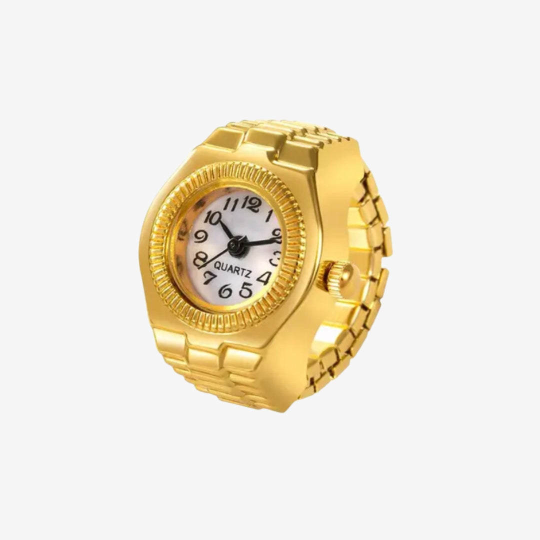 Classic Watch Ring in Gold