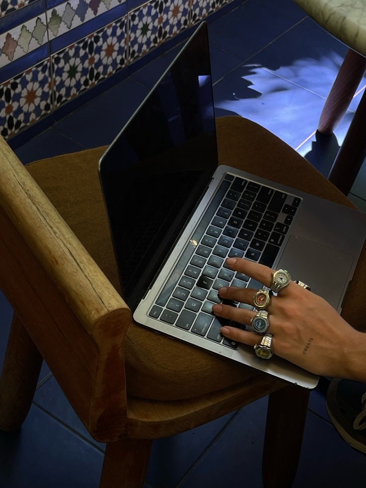 Classic Watch Ring in Blue