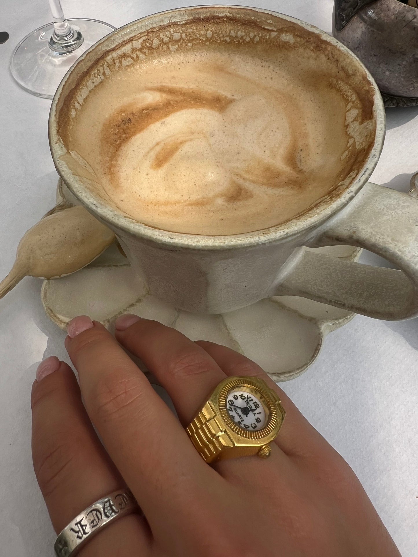 Classic Watch Ring in Gold