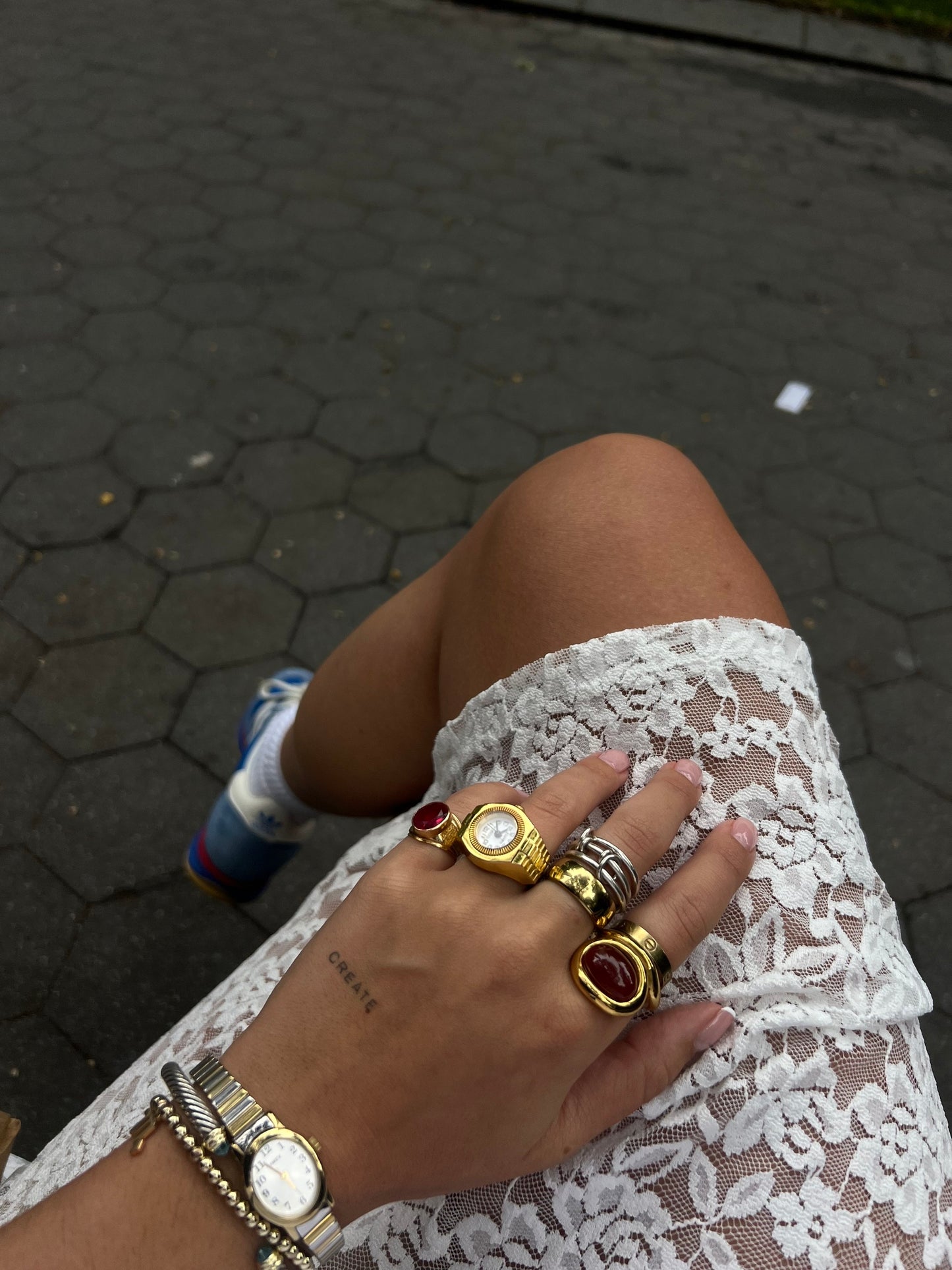 Classic Watch Ring in Gold