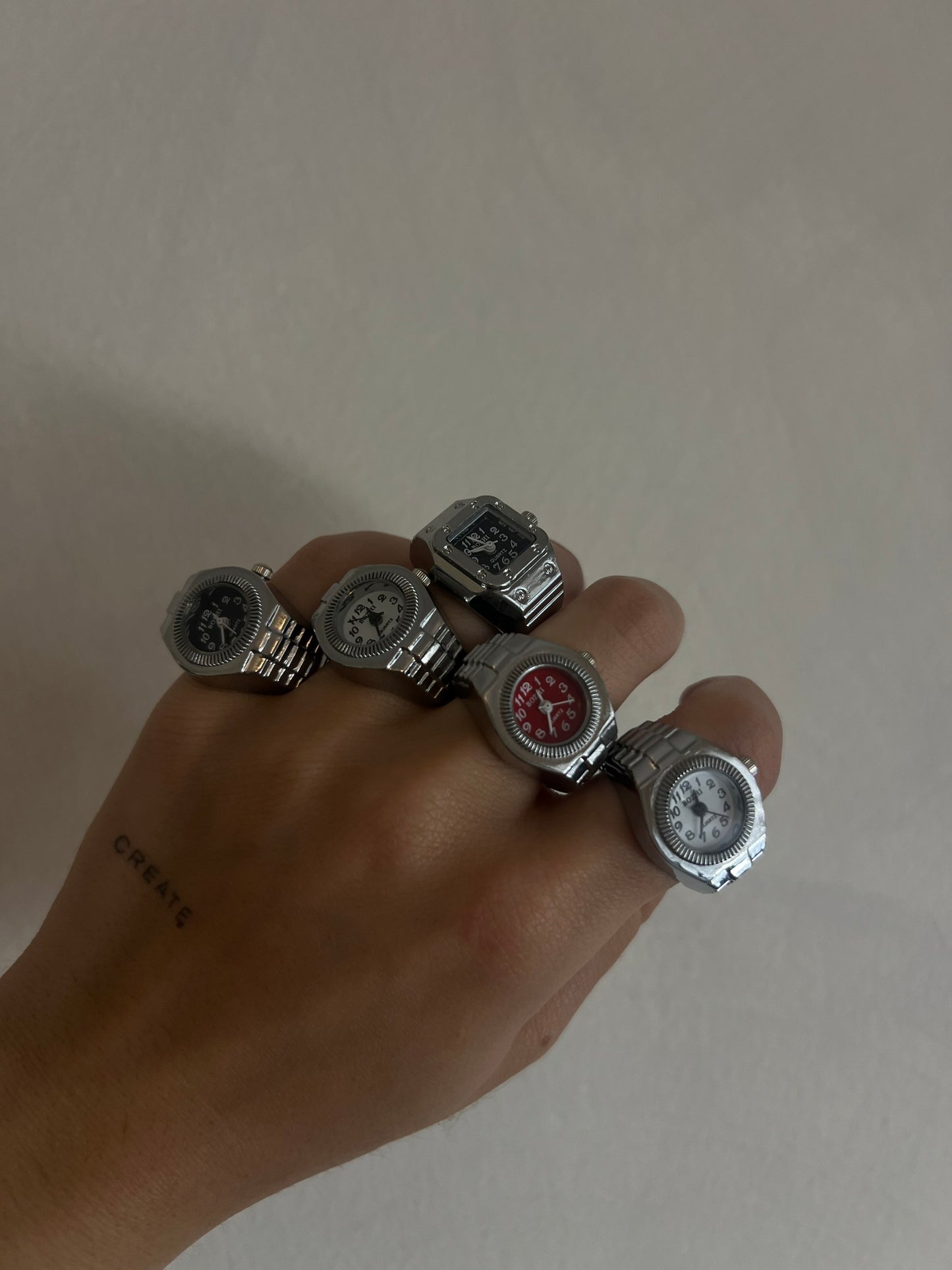 Classic Watch Ring in Blue