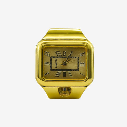 Loxley Timeless Two-Hand Watch Ring in Gold