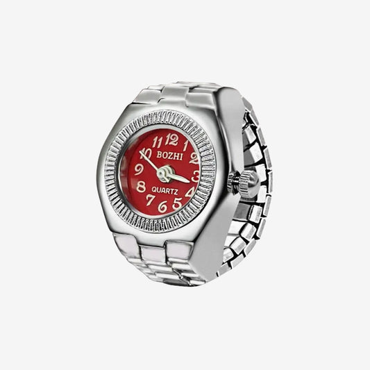 Classic Watch Ring in Red