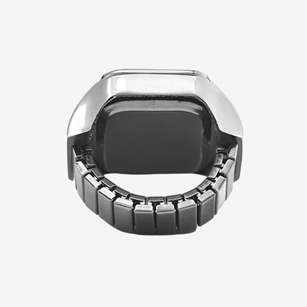 Loxley Timeless Two-Hand Watch Ring in Silver