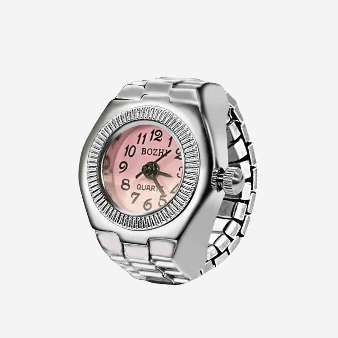 Classic Watch Ring in Pink