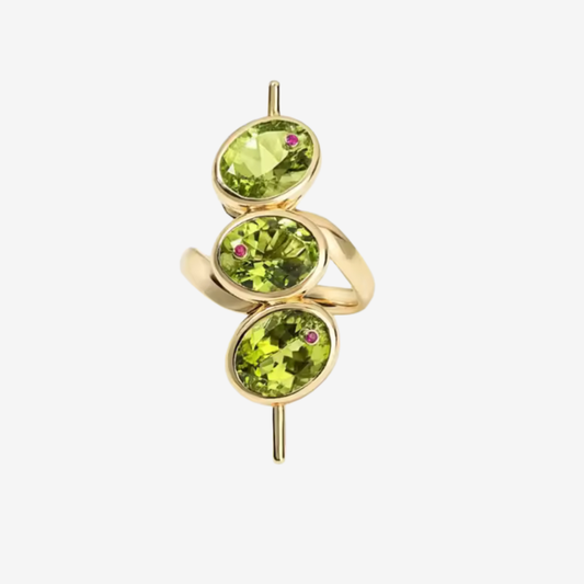 Dirty Martini Olive Ring