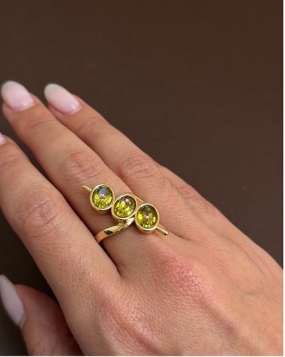 Dirty Martini Olive Ring