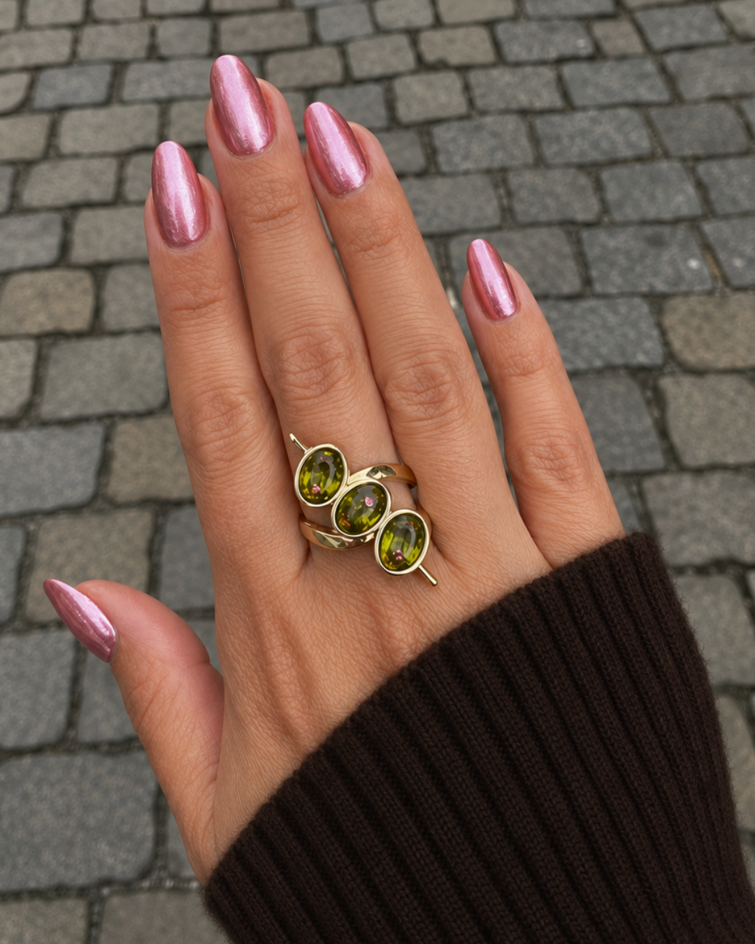 Dirty Martini Olive Ring